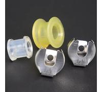 Compatible With VW For Polo 9N 9A 6R 6C 2001-2017 Gearshift Lock Washer Gear Shifter Selector Lever Linkage End Rod 1K0711265 Car Shift Cable Adjuster(4pcs)