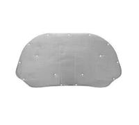 Compatible with VW for Santana 2013 2014 2015 2016 2017 2018 2019 2020 2021 Front Engine Insulation Cotton Sound Heat Soundproof Mat Cover Car Bonnet Insulation Pad(Silver)