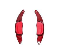 Compatible With VW For Scirocco 2.0T R/GLI 2016 2017 2018 2019 1 Pair Steering Wheel Shift Paddle Extensions Sticker Car Accessories(Red)