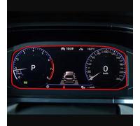 Compatible With VW For Taos For T-Cross 2021 2022 Car Interior Accessories 8 Inch GPS Navigation Tempered Glass Screen Protector Film navigation Protector Film(Instrument board)