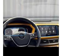 Compatible With VW For Taos For T-Cross 2022 Car Infotainment GPS Navigation Tempered Glass Screen Protector Film Interior Accessories navigation Protector Film(1 set)