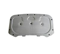 Compatible with VW for Tharu 2018 2019 2020 2021 2022 Car Front Engine Insulation Cotton Sound Heat Soundproof Mat Cover Foam Engine Hood Car Bonnet Insulation Pad(Silver)