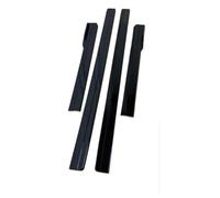 Compatible With VW Golf 8 MK8 GTI GTD Rline 2020-2023 MAX Style Car Bumper Lip Side Skirt Splitter Diffuser Body Kit Gloss Black(Black)
