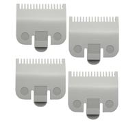 Compatible with Wahl 1/2 Clipper Guard,4 Pack Guards Replacement for Wahl Clipper Guards Set Clippers #3137-101,#1/2-1/16''(1.5mm),Grey.