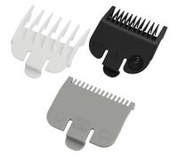 Compatible with Wahl Clipper Guards Set,Replacement Clipper Guides Compatible with Most Wahl Clippers,Includes 1/8"-3mm(Black),1/16"-1.5mm(Grey),3/16-4.5mm(White).(3 Pack)