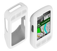 Compatible with Wahoo ELEMNT Bolt V2 GPS (WFCC5) Cycling Silicone Case Cover Full Protection Edge Protection case Shockproof Anti-Scratch Protective Case Bumper (White)