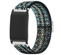 Compatible with WHOOP PEAK Bands with Case bands, Stretch Elastics Nylon Adjustable Replacement Strap Accessories for Men & Women Compatible with WHOOP 5.0 PEAK, LIFE MG, One, 4.0, 3.0 (Bluesky)