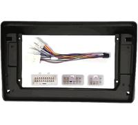 Compatible with Wish 2009-2012 Auto Stereo Panel Mounting Bezel Faceplate Center Frame Kit 2 Din Car Radio Dashboard Fascia Trim(Frame an Cord)