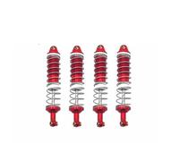 Compatible With WLtoys 104006 104010 104020 104026 1/10 Remote Control Car Parts Metal Upgrade Hydraulic Shock Absorber Rc car shock absorber(Red)