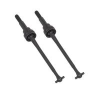 Compatible With WLtoys 12423 12427 12428 1/12 RC Crawler Short Truck Course Car Upgrade Parts 2Pcs Metal Front Drive Shaft CVD RC Car Accessories(Black)