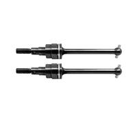 Compatible With WLtoys 12428 12423 1/12 RC Crawler Truck Short Course Cars Upgrade Parts 2Pcs Metal Front Drive Shaft CVD 0090 RC Car Accessories(Black)