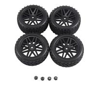 Compatible With Wltoys 144001 144010 124007 124017 For Tamiya For HSP 1/10 1/12 1/14 RC Car Off Road For Buggy 4Pcs 85Mm Tire Wheel Tyre RC Spare Part(B)