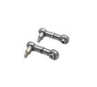 Compatible With Wltoys 284131 K969 K979 K989 P929 P939 1/28 RC Car Upgrade Parts Modification Spare Metal Steering Tie Rod RC Car Accessories(Grey)