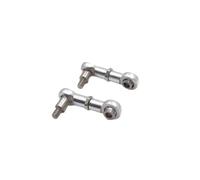Compatible With Wltoys 284131 K969 K979 K989 P929 P939 1/28 RC Car Upgrade Parts Modification Spare Metal Steering Tie Rod RC Car Accessories(Silver)