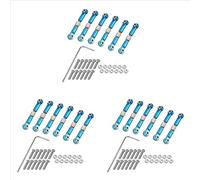 Compatible With Wltoys A949 A959 A969 A979 K929 RC Car Upgrade Parts 18Pcs Adjustable Metal Linkage Pull Rod Front Rear Servo RC Car Accessories