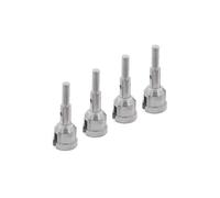 Compatible With WLtoys A959 A969 A979 A949-30 1/18 RC Model For Climbing Car Upgrade Parts Accessories 4PCS Metal Wheel Axles RC Car Accessories(Silver)