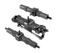 Compatible With WPL 1/16 B16 B36 6WD Replace Upgrade Front/Rear/Bridge Axle Part Set Truck RC Car Parts Aluminum Alloy Durable RC Portal Axle