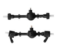 Compatible With WPL B1 B14 B24 C14 C24 C34 C44 1/16 RC Car 2Pcs Metal Gear Front Rear Axle Bridge Replacement Spare Parts RC Front Rear Axle