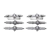 Compatible With WPL B16 B36 6WD 1/16 RC Truck Car Upgrade Parts Accessories 2X Aluminum Alloy Front Rear Bridge Axle Set RC Car Front Rear Axle