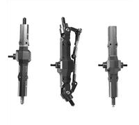 Compatible With WPL B16 B36 6WD Replace Upgrade Aluminum Alloy Front Rear Center Bridge Axle Part Set Truck 1/16 RC Car Parts RC Portal Axle