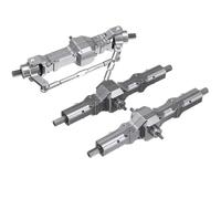 Compatible With WPL B16 B36 For JJRC Q60 Q63 Q64 For Fayee FY004 For MN-77 6WD 6X6 RC Car Metal Front Intermediate Rear Axle Upgrades Parts RC Front Rear Axle