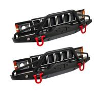 Compatible With WPL C14 C24 C24-1 1/16 Remote Control Car Upgrade Parts Modification Accessories 2X Front Bumper Face Grating RC Car Accessories
