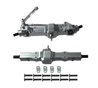Compatible With WPL C14 C24 For Feiyu For JJRC 1/16 Remote Control Car Metal Front And Rear Axle Upgrade Modification Parts Bridge Total RC Front Rear Axle(Grey)