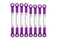 Compatible With WPL C14 C24 For MN D90 MN99S Metal Chassis Link Rod Pull Rod Tie Rod Linkage RC Car Upgrades Parts Accessories RC Car Linkage(Purple)