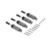 Compatible With WPL For Henglong C-14 C-24 1/16 Crawler Half Truck RC Car Spare Parts Upgrade Modified Parts 4 Pcs Alloy Shock Absorber RC Car Shocks Absorber(Grey)