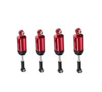 Compatible With WPL For Henglong C-14 C-24 1/16 RC Crawler Car Upgrade Truck Parts Accessories Metal Shock Absorbers RC Car Shocks Absorber(Red)