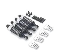 Compatible With WPL For MN For Henglong C14 C24 4x4 1/16 1/12 Rc Car Pick-up Truck Crawler Hopup Oil Filled Type Shock Absorber RC Car Shocks Absorber(White)