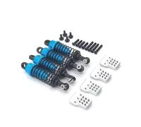 Compatible With WPL For MN For Henglong C14 C24 For MN D90 D91 4x4 1/16 1/12 Rc Car Upgrad Parts 4 Pcs Oil Filled Type Shock Absorber RC Car Shocks Absorber(Blue)