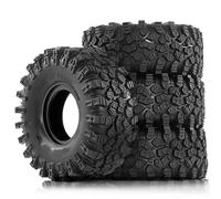 Compatible With Wraith Rr10 For Scx10 H8h For Wrangler 1/10 Rc Crawler Car Upgrade Parts 4pcs 2.2 Inch The Rubber Tyre 136x58mm Rc car tires wheels rims