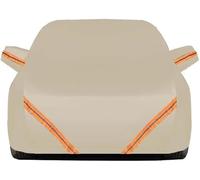 Compatible With Wrangler 4xe 2021-2024 All-Weather Protective Car Cover | Waterproof Windproof Fabric with Reflective Strips & Easy Access Zipper for Outdoor Vehicle Storage