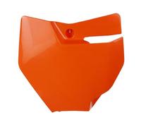 Compatible With XC XCF XCW XCFW SX SXF EXC EXCF Motorcycle Models Front Number Plate Plastic Cover 125cc 500cc 2016 2022(orange)