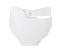 Compatible With XC XCF XCW XCFW SX SXF EXC EXCF Motorcycle Models Front Number Plate Plastic Cover 125cc 500cc 2016 2022(white)