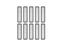 Compatible With Xiaomi Dreame Bot D10 Plus RLS3D Robot Vacuum Cleaner Replacement Spare Parts Accessories Main Side Brush Hepa Filter Mop (Color : 10 Filters)