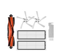 Compatible With XiaoMi Dreame Bot W10 Self-Cleaning Robot Vacuum And Mop Main/Side Brush HEPA Filter Mop Pad Dust Box Vacuum Cleaner Parts (Color : 6pcs-02)