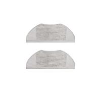Compatible With Xiaomi Mijia G1 MJSTG1 Robot Vacuum Essential Main Rolling Brush Side Brush Hepa Filter Mop Cloth Water Tank Dust Box Parts (Color : Mop Rag 2PC)