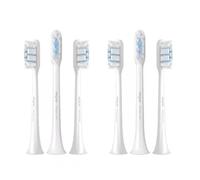 Compatible with Xiaomi Mijia T301 T302 Smart Electric Toothbrush Heads(6 pcs White)