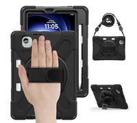 Compatible with Xiaomi Redmi K Pad 8.8 inch Released 2025 Shockproof Case,Three-in-one Shatter-Resistant Shell, 360 Degree Rotating Multi-Function Grip Bracket (Black)