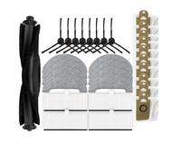 Compatible With Xiaomi Viomi S9 Robot Vacuum Cleaner Hepa Filter Main Side Brush Dust Bag Mop Cloths Accessories Spare Parts Kits (Color : 25pcs)