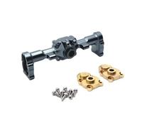 Compatible With Xiaoqi For FCX24 For FMS 1/24 RC Cars Parts Modification Accessories CNC Metal Rear Axle Housing RC Front and Rear Axle(Grey)