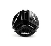 Compatible With XMAX 300 2023 XMAX300 X-MAX 250 2017-2024 2025 Motorcycle Front Brake Fluid Reservoir Cover Engine Oil Filler Cap(Oil Cap-Black)