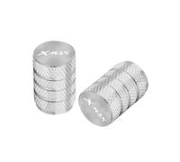 Compatible With XMAX 300 XMAX 400 XMAX 250 XMAX 125 6 Colors Motorcycle Wheel Tire Parts Valve Stem Caps Cover Accessories(Silver)