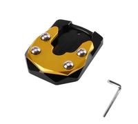 Compatible With XMAX300 For XMAX For X-MAX 125 250 300 Motorcycle Kickstand Foot Side Stand Extension Pad Support Plate Enlarge Kickstand Pad(Yellow)