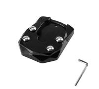Compatible With XMAX300 For XMAX For X-MAX 125 250 300 Motorcycle Kickstand Foot Side Stand Extension Pad Support Plate Enlarge Kickstand Pad(Black)
