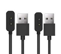 Compatible with Xplora X5 Play Charger, onetuo Magnetic USB Charging Cable Replacement Charger Cable Compatible with Xplora X5 Play/Xplora X5 / Xplora 4 Watch (2 pack-Black+Black)
