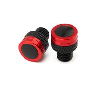 Compatible With XSR700 XSR 700 XSR900 XSR 900 Motorcycle M10*1.25 Aluminum Screws Bolts Mirror Hole Plugs Cap(Red No logo)