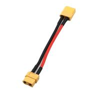 Compatible With XT60 Parallel Connector Male Female Dual Extension Y Splitter 3 Way 14AWG Wire Connector(1 MALE TO 1 FEMALE)